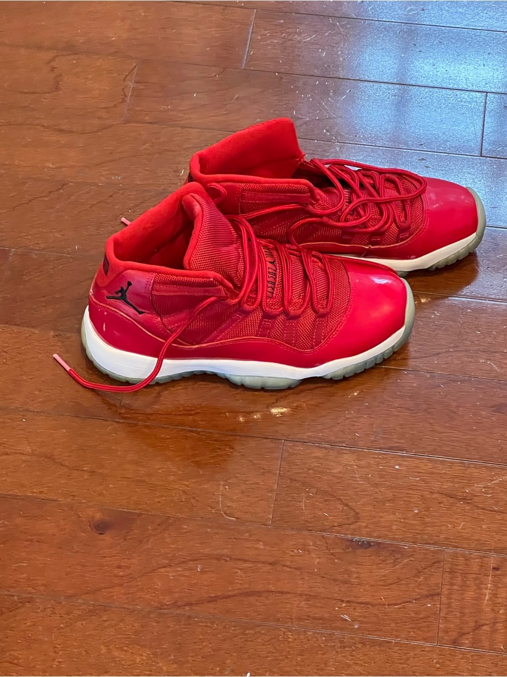 Jordan Kids' Red Low-Top Basketball Sneakers